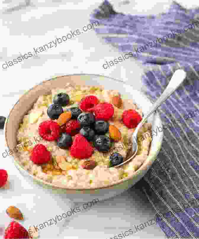 A Bowl Of Oatmeal Topped With Berries, Nuts, And Honey. Healthy Breakfast Recipes For Toddlers And Young Children (Ages 2+) (Healthy Recipes For Toddlers And Young Children 1)