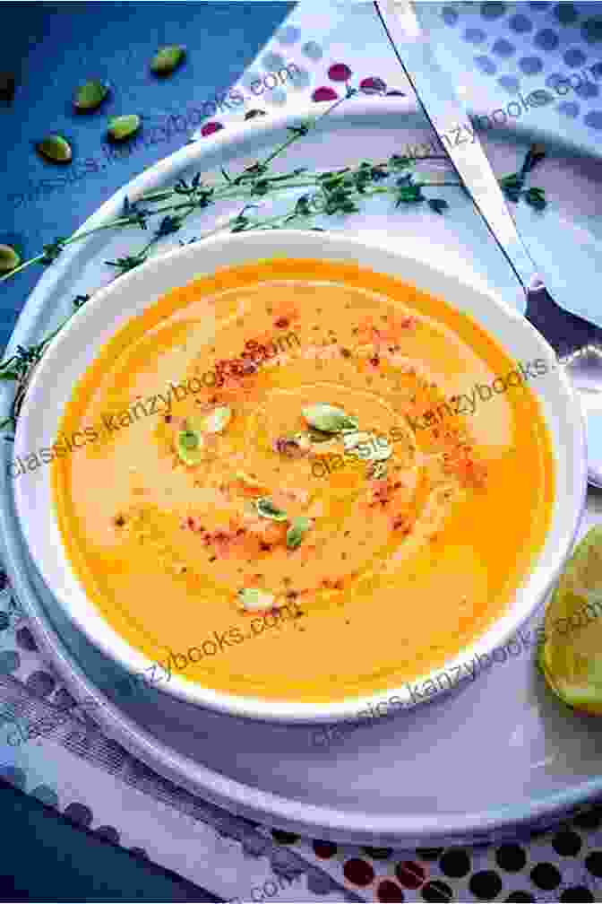 A Warming Bowl Of Creamy Pumpkin Soup, Garnished With A Delicate Sprinkle Of Nutmeg, Inviting You To Savor Its Autumnal Flavors. A Classic Based Around North American Fall Season Meals: Enjoy This Easy To Follow Collection Of Fall Season Classic North American Recipes